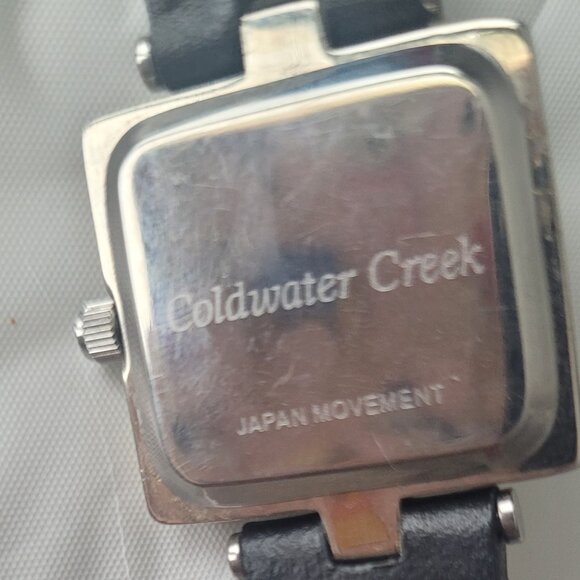 Watch Black & Purple Leather Wrap Band Coldwater Creek Ladies - Picture 6 of 13
